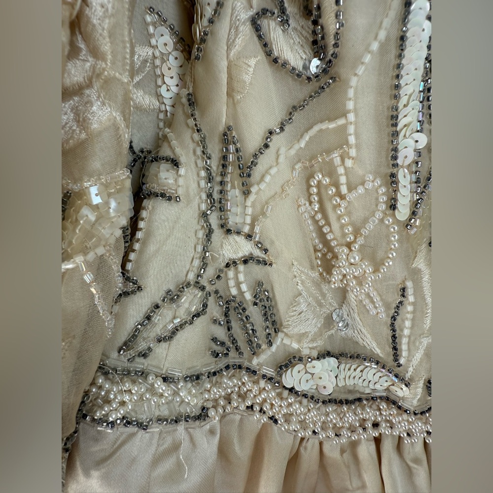 Victoria Royal Hong Kong Beaded Formal Wedding Gown, Size 14 - Picture 7 of 9